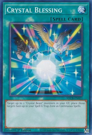 Crystal Blessing [SDCB-EN021] Common - Yu-Gi-Oh! - Card Brawlers | Quebec | Canada |
