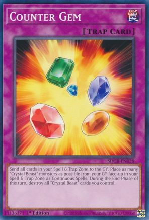 Counter Gem [SDCB-EN038] Common - Yu-Gi-Oh! - Card Brawlers | Quebec | Canada |