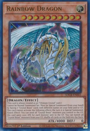 Rainbow Dragon [SDCB-EN041] Ultra Rare - Yu-Gi-Oh! - Card Brawlers | Quebec | Canada |