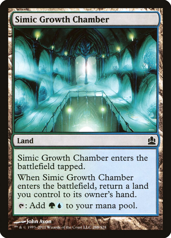 Simic Growth Chamber [Commander 2011] - Magic: The Gathering - Card Brawlers | Quebec | Canada |