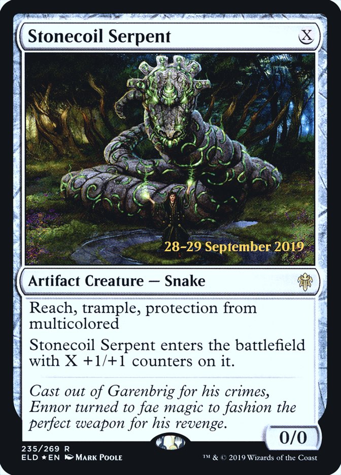 Stonecoil Serpent [Throne of Eldraine Prerelease Promos] - Magic: The Gathering - Card Brawlers | Quebec | Canada |