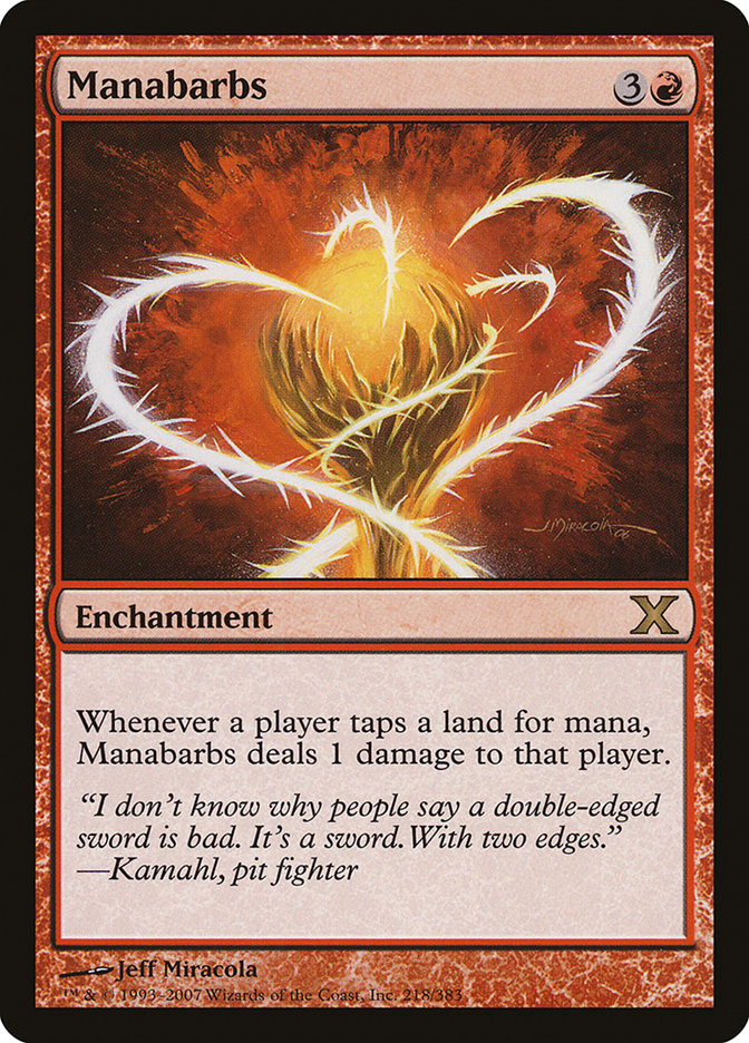 Manabarbs [Tenth Edition] - Magic: The Gathering - Card Brawlers | Quebec | Canada |