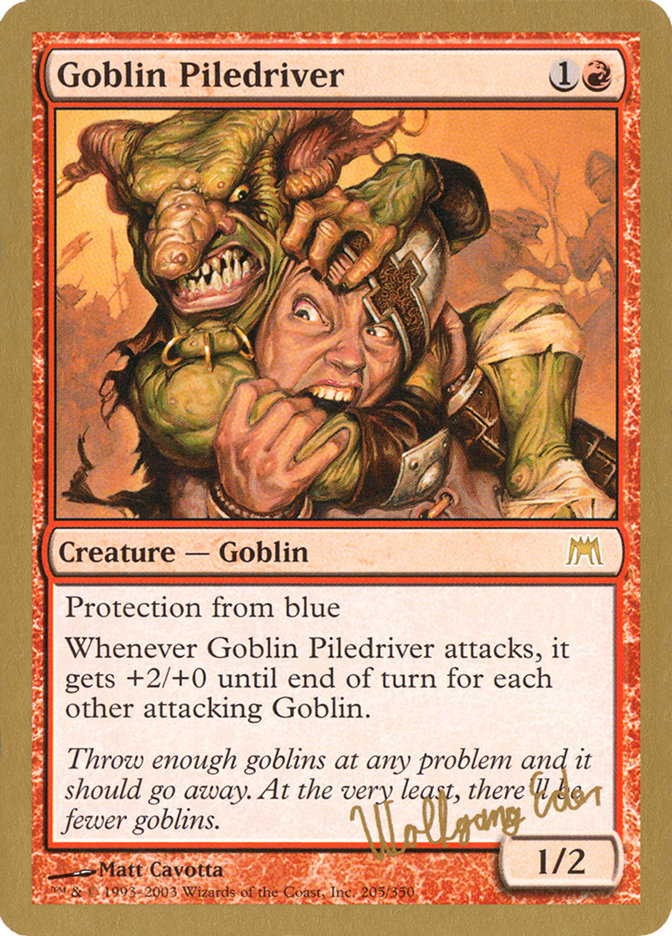 Goblin Piledriver (Wolfgang Eder) [World Championship Decks 2003] - Magic: The Gathering - Card Brawlers | Quebec | Canada |