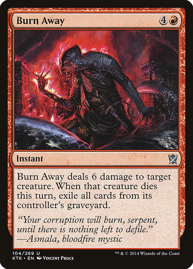 Burn Away [Khans of Tarkir] - Magic: The Gathering - Card Brawlers | Quebec | Canada |