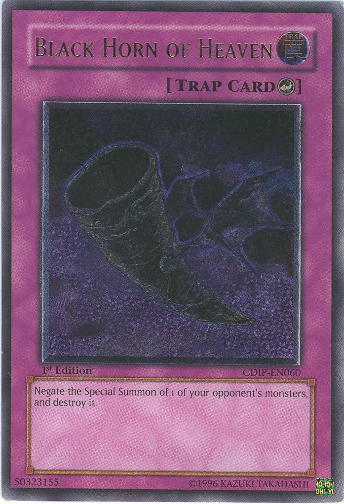 Black Horn of Heaven [CDIP-EN060] Ultimate Rare - Yu-Gi-Oh! - Card Brawlers | Quebec | Canada |