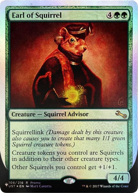 Earl of Squirrel (Unfinity Foil Edition) [The List] - Magic: The Gathering - Card Brawlers | Quebec | Canada |