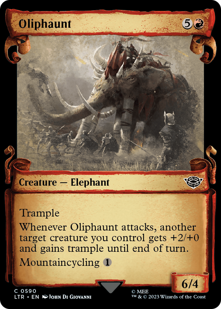 Oliphaunt [The Lord of the Rings: Tales of Middle-Earth Showcase Scrolls] - Magic: The Gathering - Card Brawlers | Quebec | Canada |