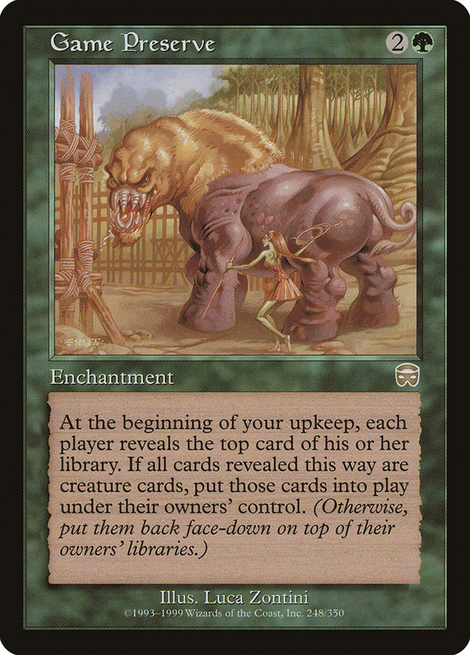 Game Preserve [Mercadian Masques] - Magic: The Gathering - Card Brawlers | Quebec | Canada |