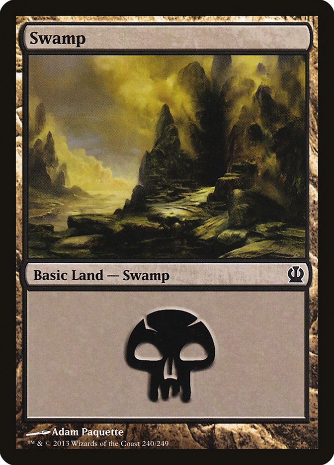 Swamp (240) [Theros] - Magic: The Gathering - Card Brawlers | Quebec | Canada |