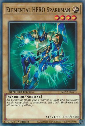 Elemental HERO Sparkman [SGX2-ENA04] Common - Yu-Gi-Oh! - Card Brawlers | Quebec | Canada |