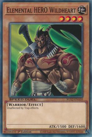 Elemental HERO Wildheart [SGX2-ENA10] Common - Yu-Gi-Oh! - Card Brawlers | Quebec | Canada |