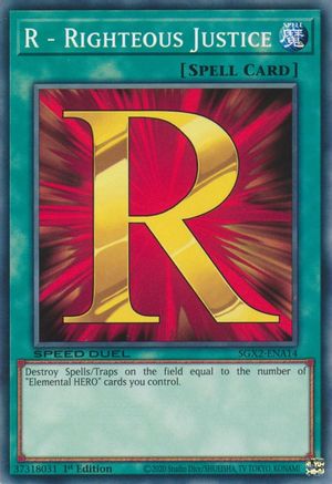 R - Righteous Justice [SGX2-ENA14] Common - Yu-Gi-Oh! - Card Brawlers | Quebec | Canada |