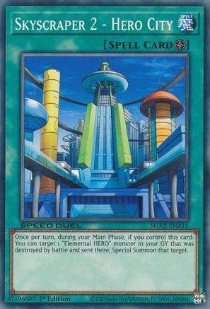 Skyscraper 2 - Hero City [SGX2-ENA15] Common - Yu-Gi-Oh! - Card Brawlers | Quebec | Canada |