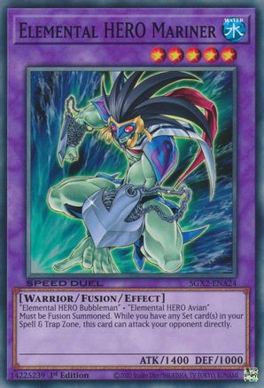 Elemental HERO Mariner [SGX2-ENA24] Common - Yu-Gi-Oh! - Card Brawlers | Quebec | Canada |