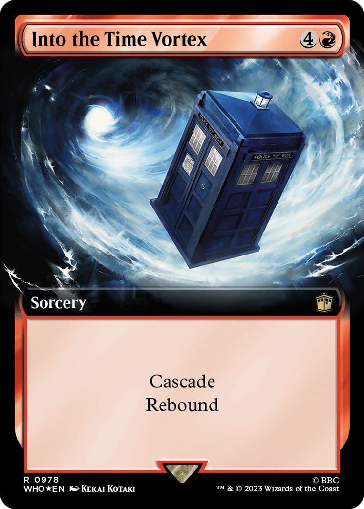 Into the Time Vortex (Extended Art) (Surge Foil) [Doctor Who] - Magic: The Gathering - Card Brawlers | Quebec | Canada |