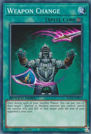 Weapon Change [SGX2-ENB14] Common - Yu-Gi-Oh! - Card Brawlers | Quebec | Canada |