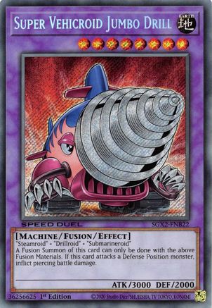 Super Vehicroid Jumbo Drill [SGX2-ENB22] Secret Rare - Yu-Gi-Oh! - Card Brawlers | Quebec | Canada |