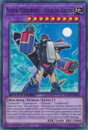 Super Vehicroid - Stealth Union [SGX2-ENB24] Common - Yu-Gi-Oh! - Card Brawlers | Quebec | Canada |