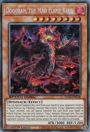 Dogoran, the Mad Flame Kaiju [SGX2-ENC08] Secret Rare - Yu-Gi-Oh! - Card Brawlers | Quebec | Canada |