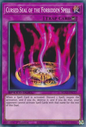 Cursed Seal of the Forbidden Spell [SGX2-ENC17] Common - Yu-Gi-Oh! - Card Brawlers | Quebec | Canada |