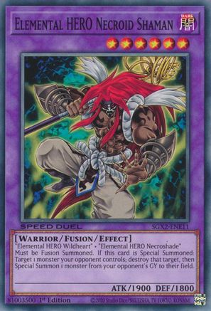 Elemental HERO Necroid Shaman [SGX2-ENE11] Common - Yu-Gi-Oh! - Card Brawlers | Quebec | Canada |