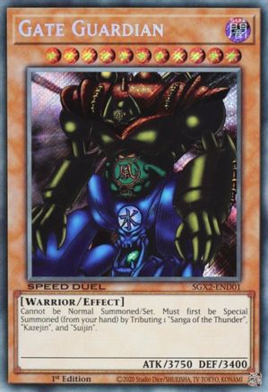 Gate Guardian [SGX2-END01] Secret Rare - Yu-Gi-Oh! - Card Brawlers | Quebec | Canada |