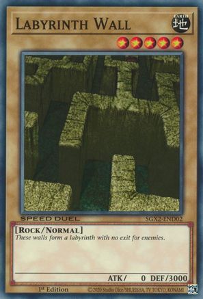 Labyrinth Wall [SGX2-END02] Common - Yu-Gi-Oh! - Card Brawlers | Quebec | Canada |