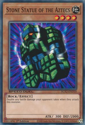 Stone Statue of the Aztecs [SGX2-END10] Common - Yu-Gi-Oh! - Card Brawlers | Quebec | Canada |