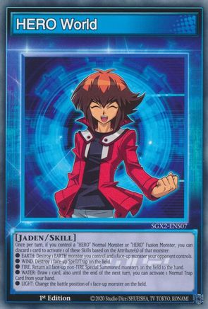 HERO World [SGX2-ENS07] Common - Yu-Gi-Oh! - Card Brawlers | Quebec | Canada |