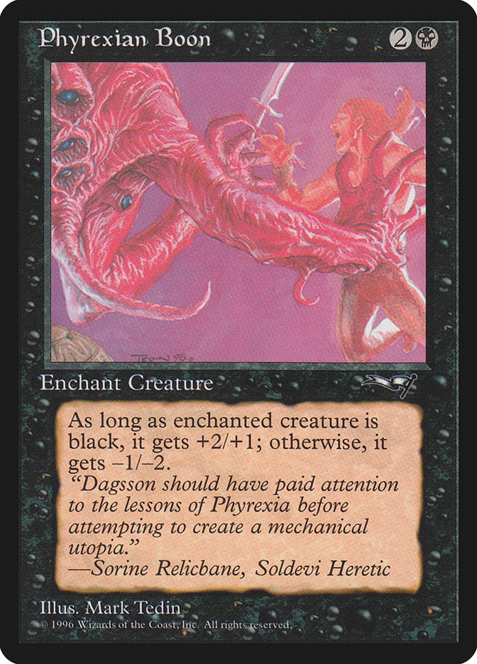 Phyrexian Boon (Person on the Right) [Alliances] - Magic: The Gathering - Card Brawlers | Quebec | Canada |