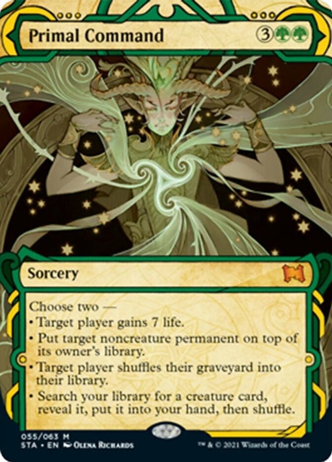 Primal Command (Foil Etched) [Strixhaven: School of Mages Mystical Archive] - Magic: The Gathering - Card Brawlers | Quebec | Canada |