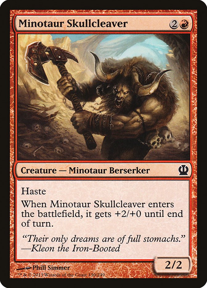 Minotaur Skullcleaver [Theros] - Magic: The Gathering - Card Brawlers | Quebec | Canada |
