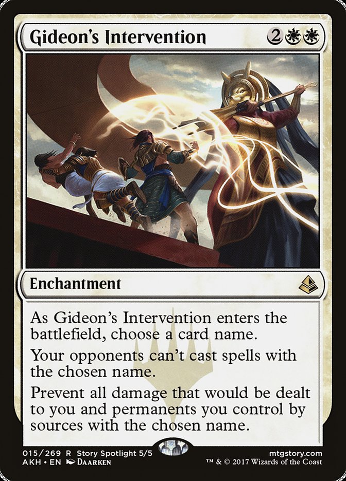 Gideon's Intervention [Amonkhet] - Magic: The Gathering - Card Brawlers | Quebec | Canada |