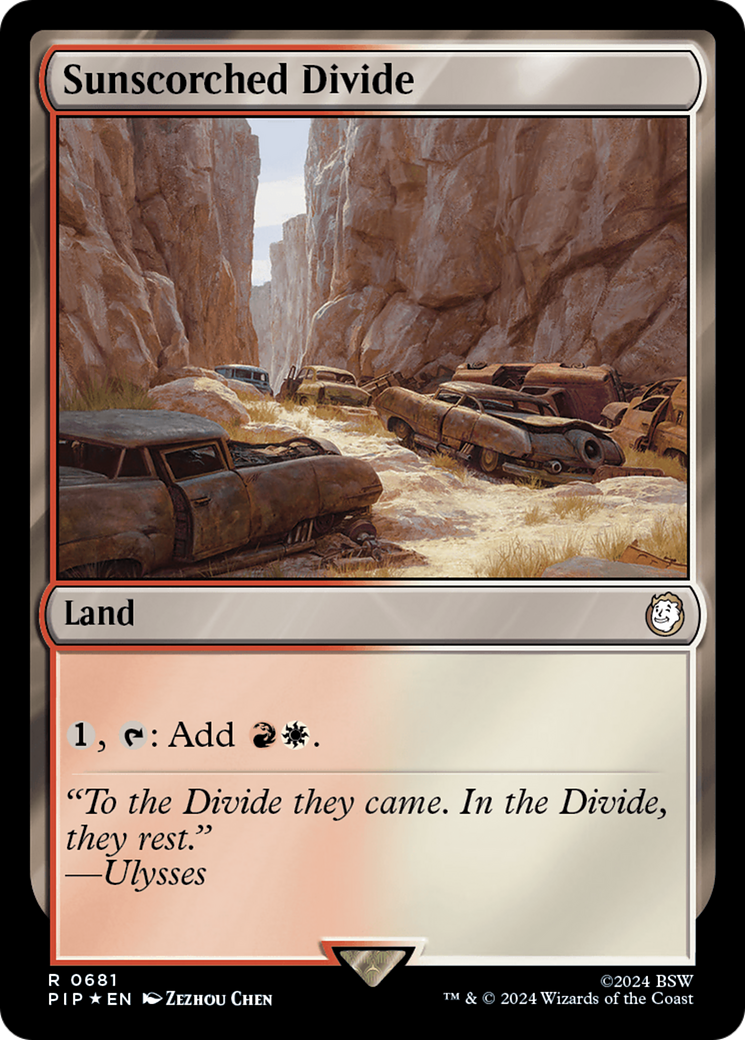 Sunscorched Divide (Surge Foil) [Fallout] - Magic: The Gathering - Card Brawlers | Quebec | Canada |