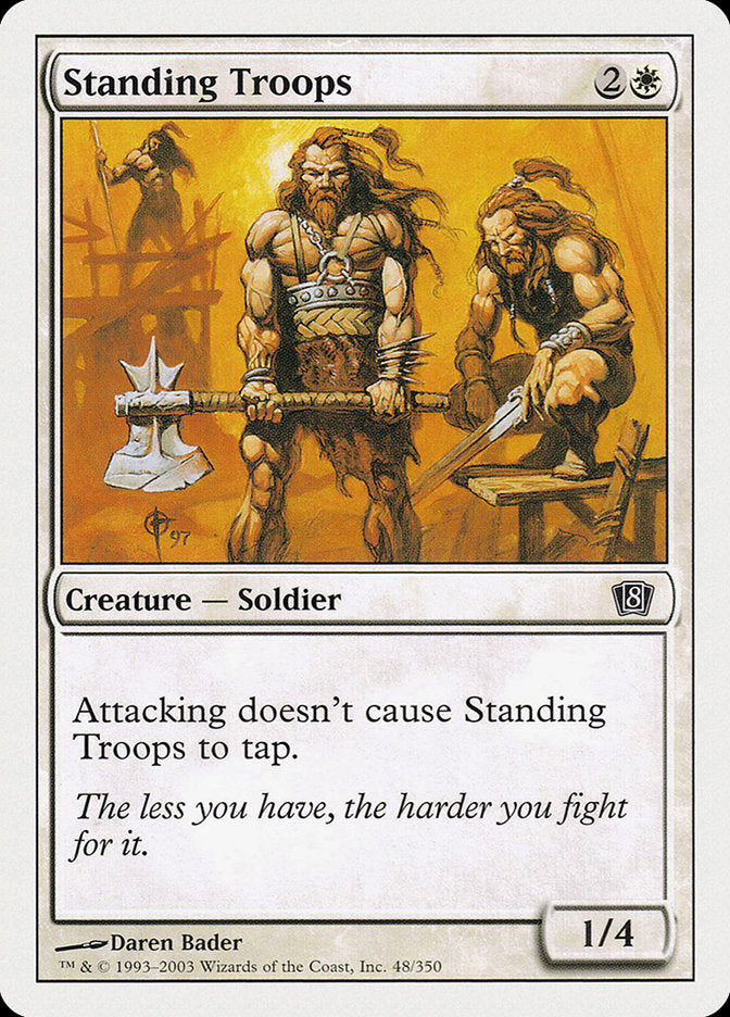 Standing Troops [Eighth Edition] - Magic: The Gathering - Card Brawlers | Quebec | Canada |