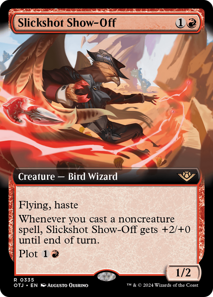Slickshot Show-Off (Extended Art) [Outlaws of Thunder Junction] - Magic: The Gathering - Card Brawlers | Quebec | Canada |