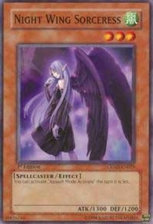 Night Wing Sorceress [CRMS-EN025] Common - Yu-Gi-Oh! - Card Brawlers | Quebec | Canada |