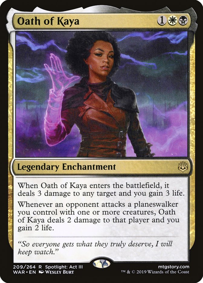 Oath of Kaya [War of the Spark] - Magic: The Gathering - Card Brawlers | Quebec | Canada |