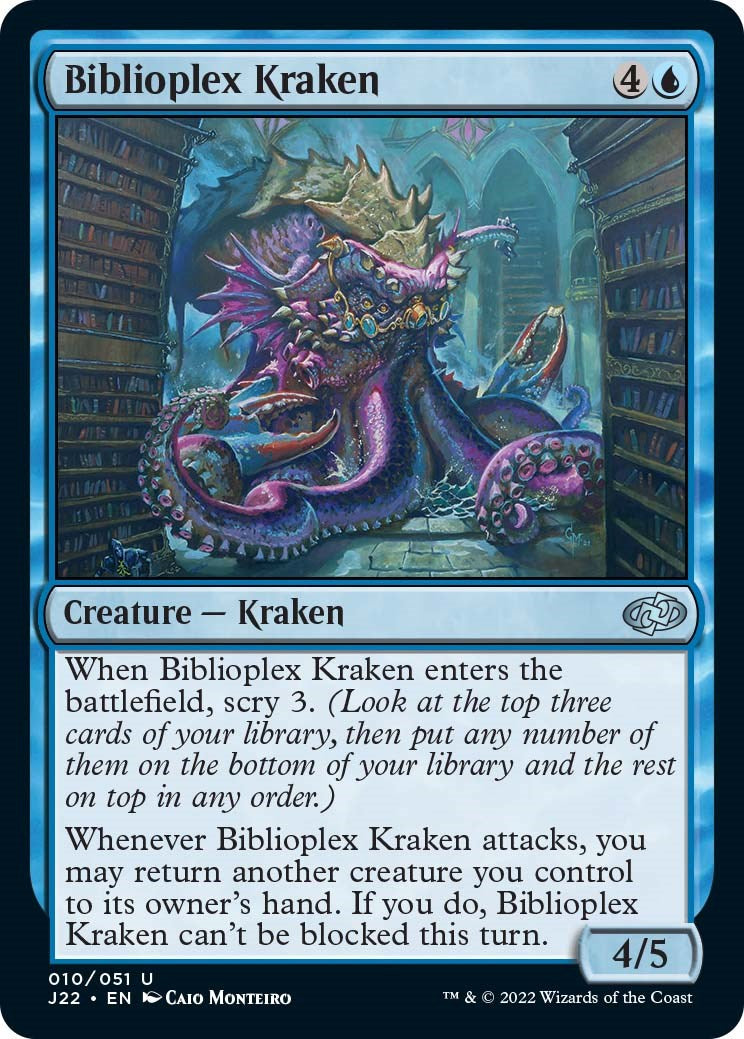 Biblioplex Kraken [Jumpstart 2022] - Magic: The Gathering - Card Brawlers | Quebec | Canada |