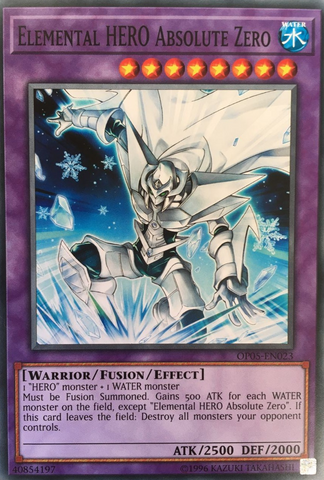 Elemental HERO Absolute Zero [OTS Tournoi Pack 5] [OP05-EN023] 