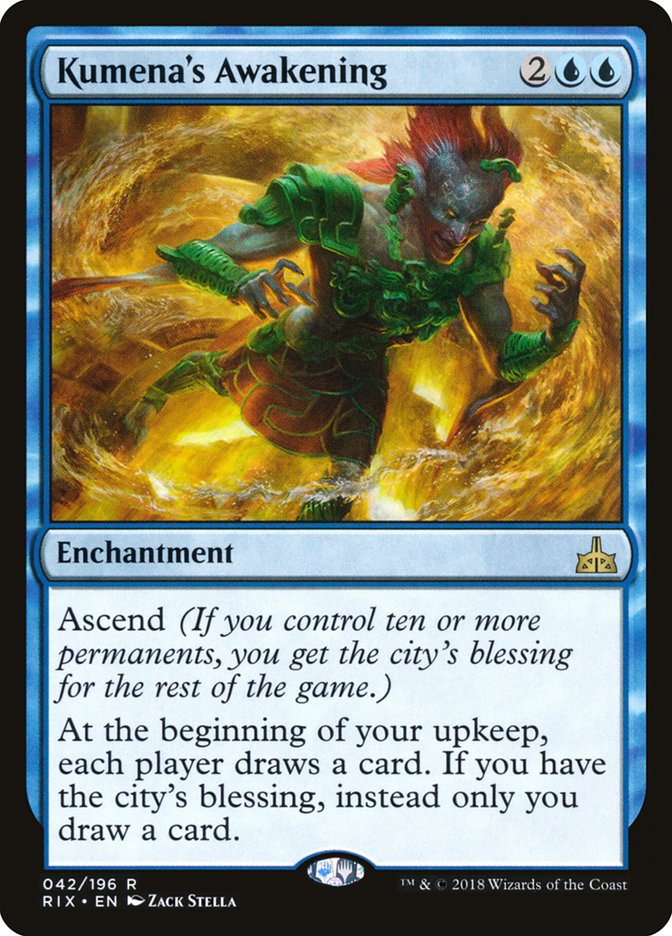 Kumena's Awakening [Rivals of Ixalan] - Magic: The Gathering - Card Brawlers | Quebec | Canada |
