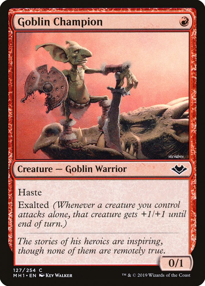 Goblin Champion [Modern Horizons] - Magic: The Gathering - Card Brawlers | Quebec | Canada |