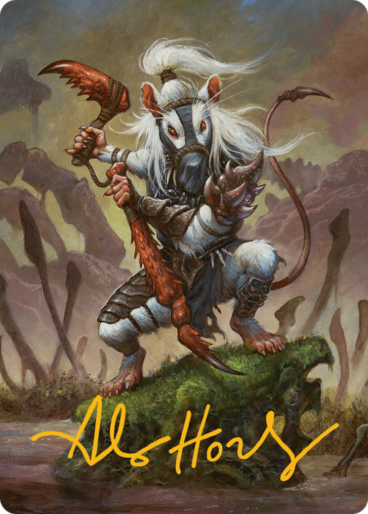 Ink-Eyes, Servant of Oni Art Card (Gold-Stamped Signature) [Bloomburrow Art Series] - Magic: The Gathering - Card Brawlers | Quebec | Canada |