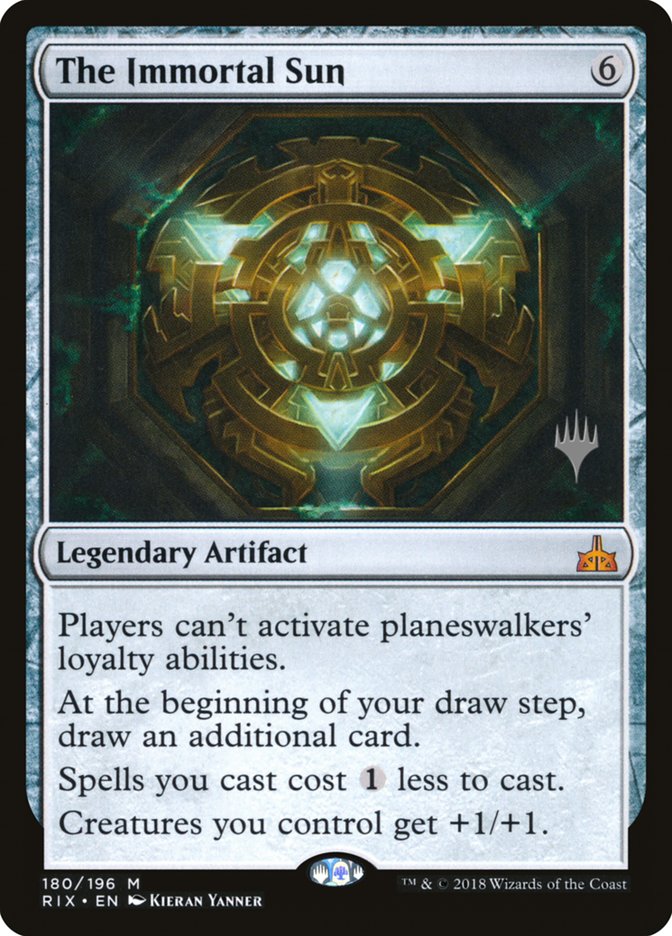 The Immortal Sun (Promo Pack) [Rivals of Ixalan Promos] - Magic: The Gathering - Card Brawlers | Quebec | Canada |