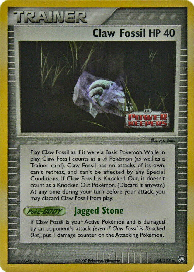 Claw Fossil (84/108) (Stamped) [EX: Power Keepers] - Pokémon - Card Brawlers | Quebec | Canada |