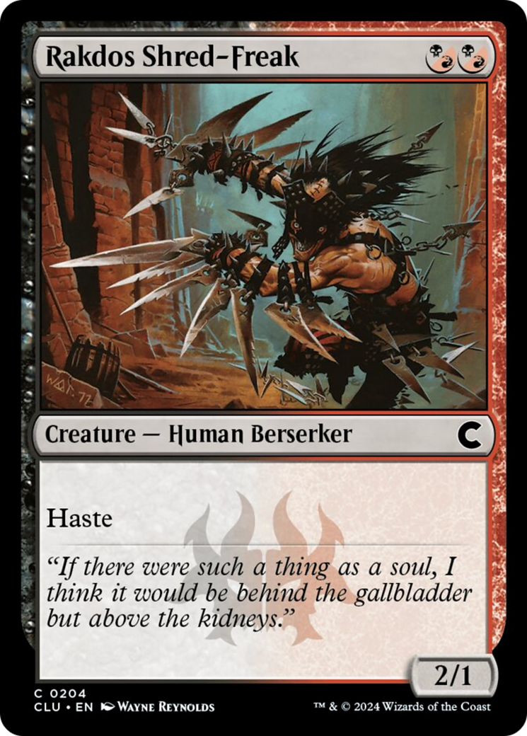 Rakdos Shred-Freak [Ravnica: Clue Edition] - Magic: The Gathering - Card Brawlers | Quebec | Canada |