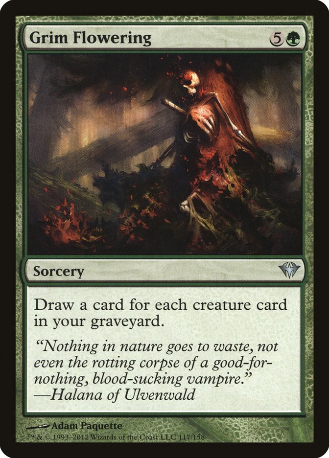 Grim Flowering [Dark Ascension] - Magic: The Gathering - Card Brawlers | Quebec | Canada |