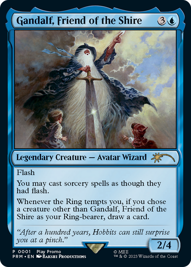 Gandalf, Friend of the Shire [Wizards Play Network 2023] - Magic: The Gathering - Card Brawlers | Quebec | Canada |