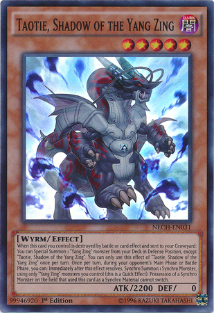 Taotie, Shadow of the Yang Zing [NECH-EN031] Super Rare - Yu-Gi-Oh! - Card Brawlers | Quebec | Canada |