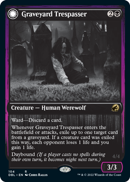 Graveyard Trespasser // Graveyard Glutton [Innistrad: Double Feature] - Magic: The Gathering - Card Brawlers | Quebec | Canada |